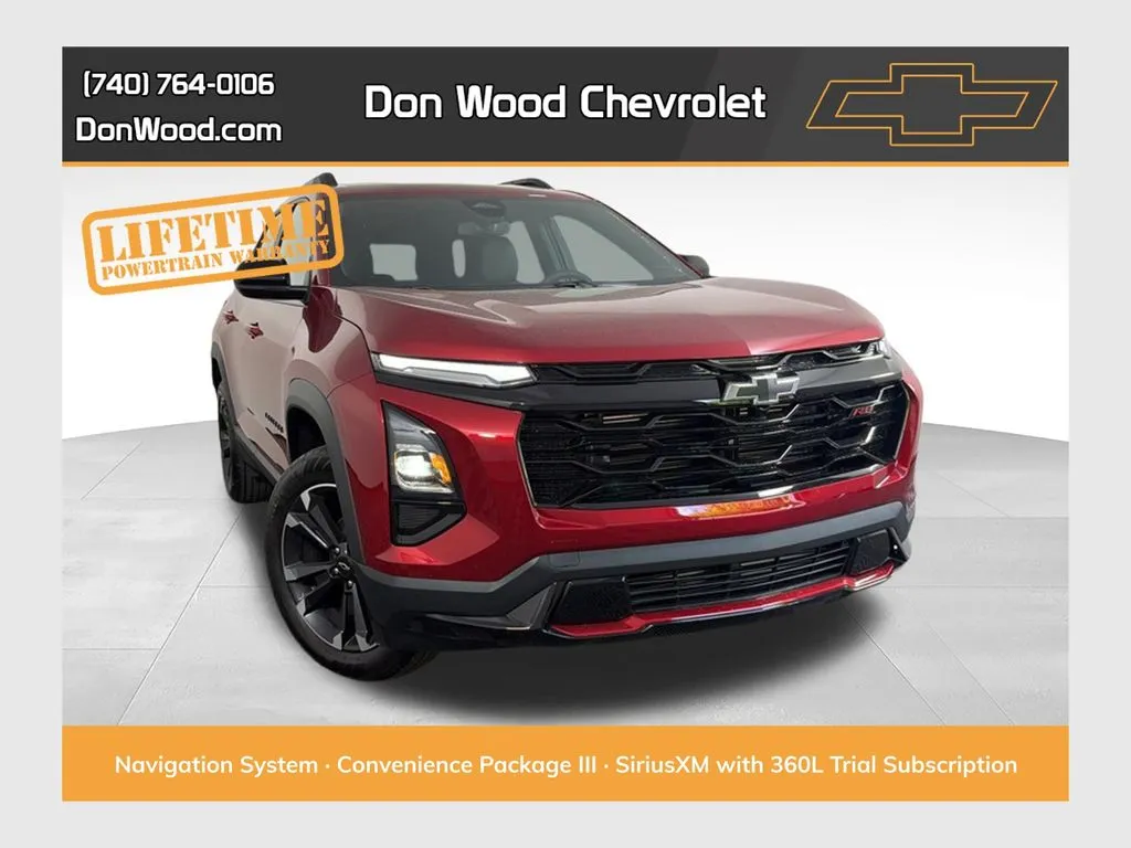Red 2026 Chevrolet Equinox RS for sale in Logan, OH