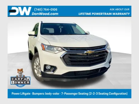 White 2020 Chevrolet Traverse LT for sale in Logan, OH