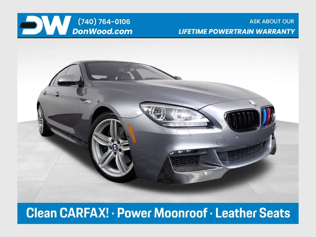 Gray 2014 BMW 6 Series 650i xDrive Gran Coupe for sale in Logan, OH