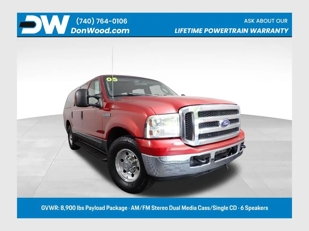 Red 2005 Ford Excursion XLT for sale in Logan, OH