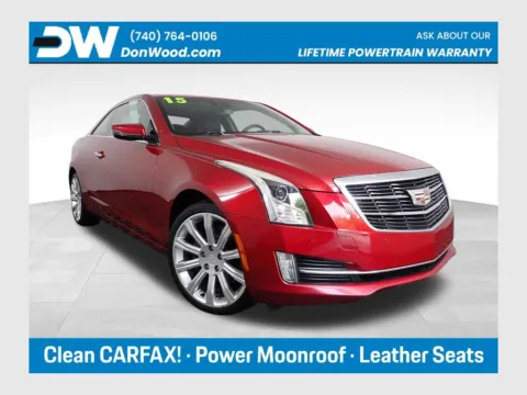 Red 2015 Cadillac ATS 3.6L Luxury for sale in Logan, OH