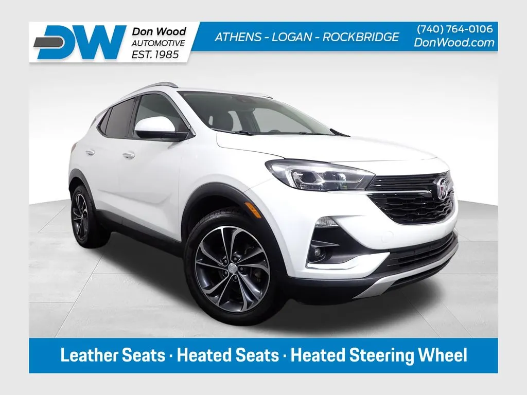 White 2021 Buick Encore GX Essence for sale in Logan, OH