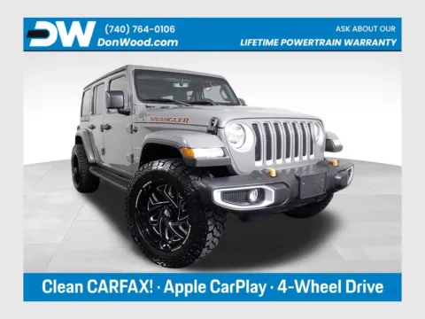 Gray 2022 Jeep Wrangler Unlimited Sahara for sale in Logan, OH