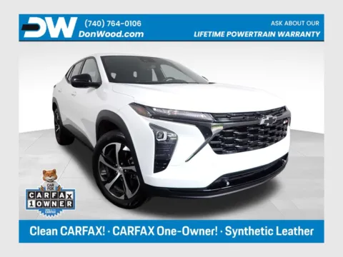 White 2024 Chevrolet Trax 1RS for sale in Logan, OH