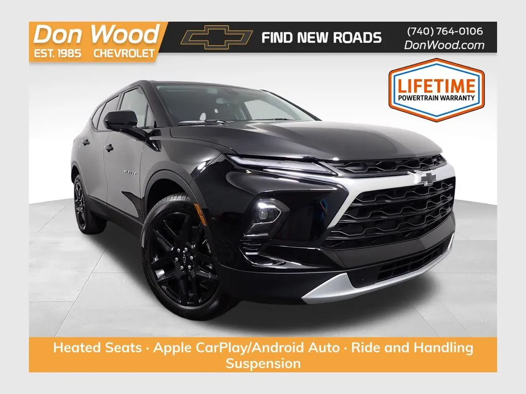 Black 2026 Chevrolet Blazer LT for sale in Logan, OH