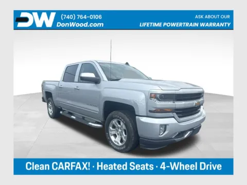 Silver 2018 Chevrolet Silverado 1500 LT for sale in Logan, OH