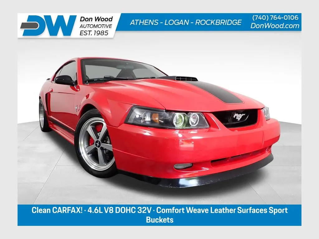 Red 2003 Ford Mustang Mach 1 for sale in Logan, OH