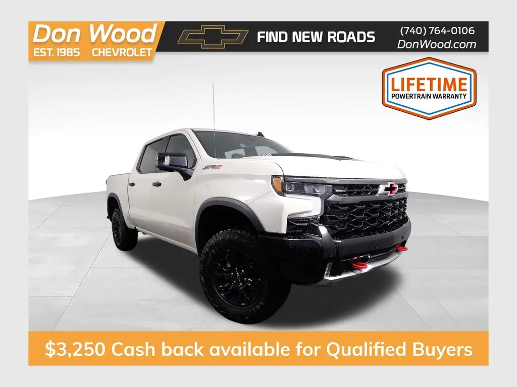 White 2026 Chevrolet Silverado 1500 ZR2 for sale in Logan, OH