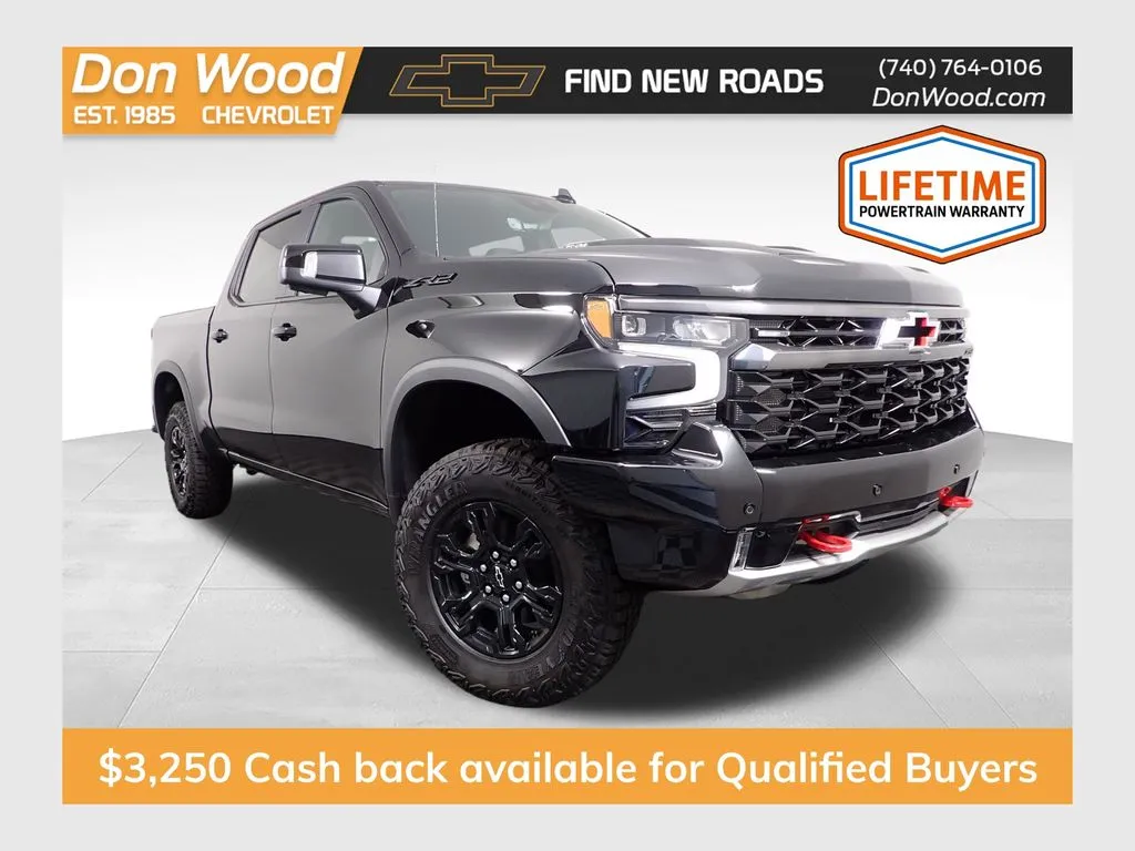 Black 2026 Chevrolet Silverado 1500 ZR2 for sale in Logan, OH