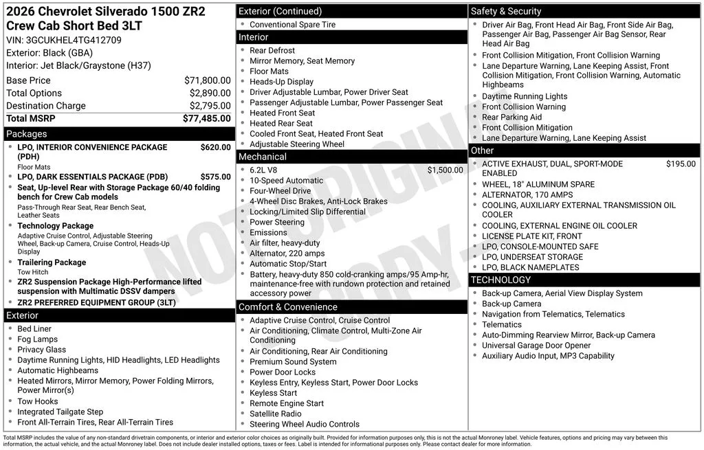 2026 Chevrolet Silverado 1500 ZR2 - Photo 6