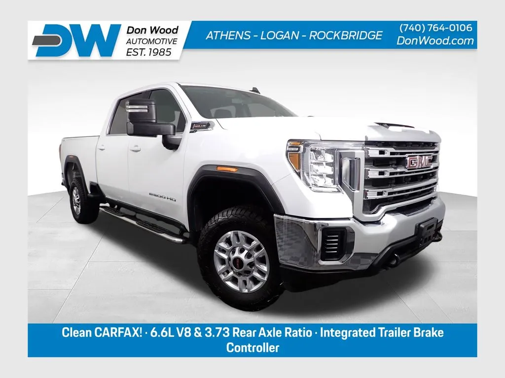 White 2022 GMC Sierra 2500 HD SLE for sale in Logan, OH