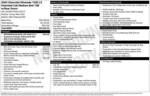 Another view of 2003 Chevrolet Silverado 1500 LS for sale in Logan, OH at Don Wood Chevrolet