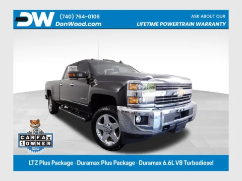 Black 2015 Chevrolet Silverado 2500HD LTZ for sale in Logan, OH