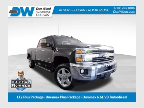 Black 2015 Chevrolet Silverado 2500HD LTZ for sale in Logan, OH