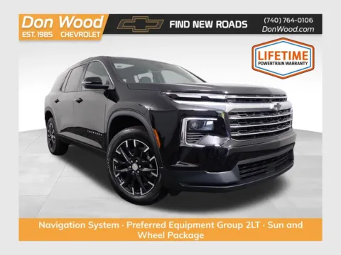 Black 2026 Chevrolet Traverse LT for sale in Logan, OH