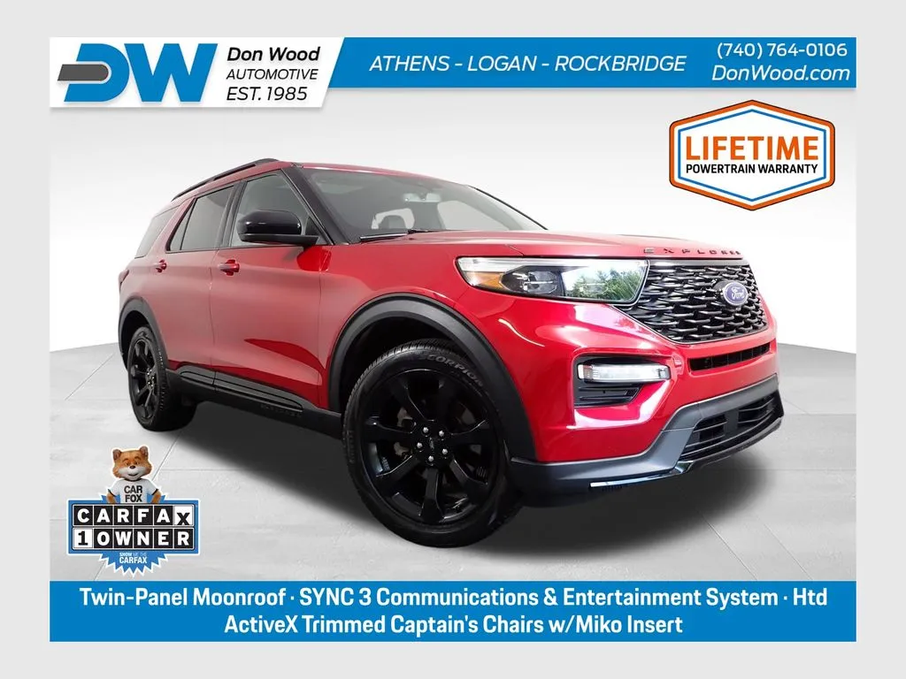 Red 2023 Ford Explorer ST-Line for sale in Logan, OH
