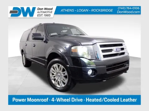 Black 2012 Ford Expedition EL Limited for sale in Logan, OH