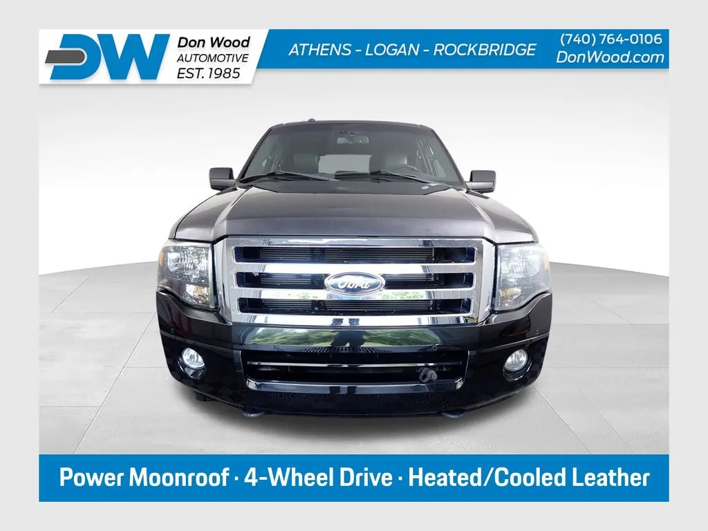 Black 2012 Ford Expedition EL Limited for sale in Logan, OH