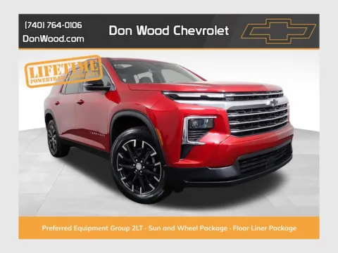 Red 2026 Chevrolet Traverse LT for sale in Logan, OH