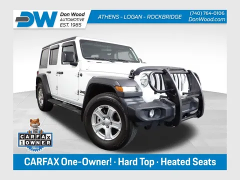 White 2023 Jeep Wrangler Sport S for sale in Logan, OH