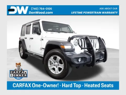 White 2023 Jeep Wrangler Sport S for sale in Logan, OH