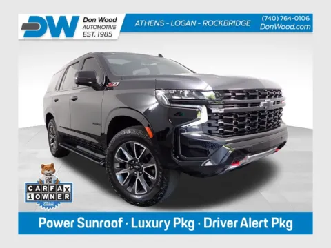 Black 2023 Chevrolet Tahoe Z71 for sale in Logan, OH