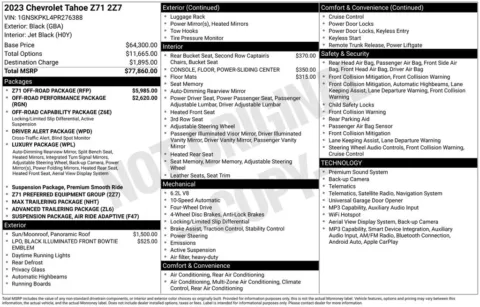 More photos of 2023 Chevrolet Tahoe Z71 at Don Wood Chevrolet, OH