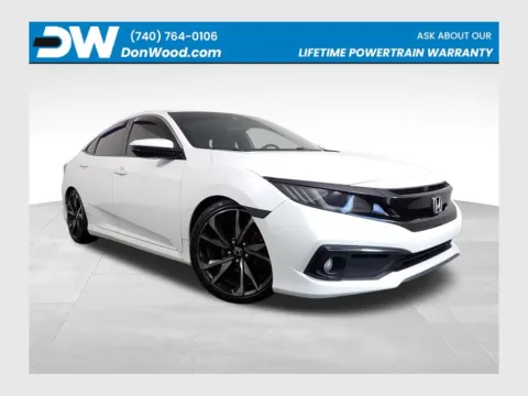 White 2019 Honda Civic Sport for sale in Logan, OH