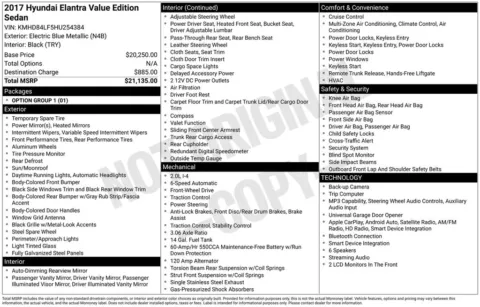Photos of 2017 Hyundai Elantra Value Edition for sale in Logan, OH at Don Wood Chevrolet
