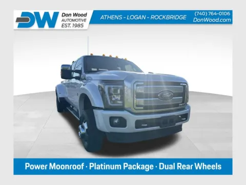 White 2014 Ford F-450SD Platinum for sale in Logan, OH