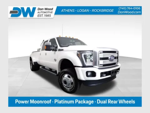White 2014 Ford F-450SD Platinum for sale in Logan, OH
