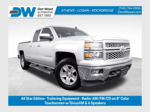 Silver 2015 Chevrolet Silverado 1500 LT for sale in Logan, OH