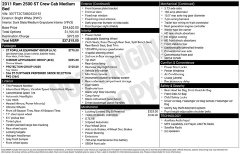 Photos of 2011 Ram 2500 ST for sale in Logan, OH at Don Wood Chevrolet