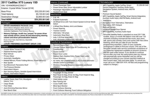 Photos of 2017 Cadillac XT5 Luxury for sale in Logan, OH at Don Wood Chevrolet