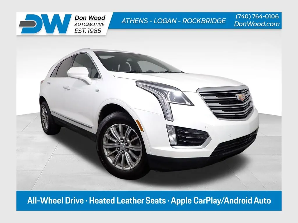 White 2017 Cadillac XT5 Luxury for sale in Logan, OH