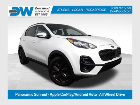 White 2022 Kia Sportage Nightfall for sale in Logan, OH