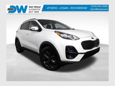 White 2022 Kia Sportage Nightfall for sale in Logan, OH