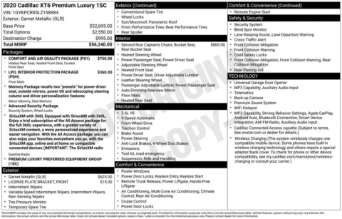 Photos of 2020 Cadillac XT6 Premium Luxury for sale in Logan, OH at Don Wood Chevrolet