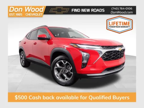 Red 2026 Chevrolet Trax LT for sale in Logan, OH