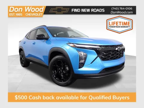 Blue 2026 Chevrolet Trax LT for sale in Logan, OH