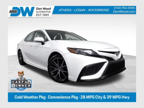 White 2022 Toyota Camry SE for sale in Logan, OH
