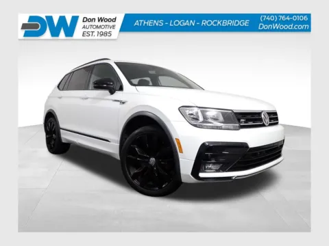 White 2021 Volkswagen Tiguan 2.0T SE R-Line Black for sale in Logan, OH