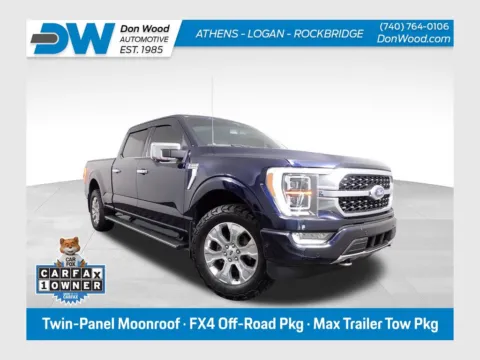 Blue 2022 Ford F-150 Platinum for sale in Logan, OH