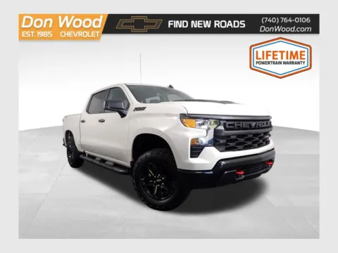 White 2026 Chevrolet Silverado 1500 Custom Trail Boss for sale in Logan, OH