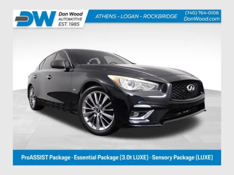 Black 2018 INFINITI Q50 3.0t LUXE for sale in Logan, OH