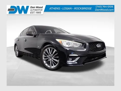 Black 2018 INFINITI Q50 3.0t LUXE for sale in Logan, OH