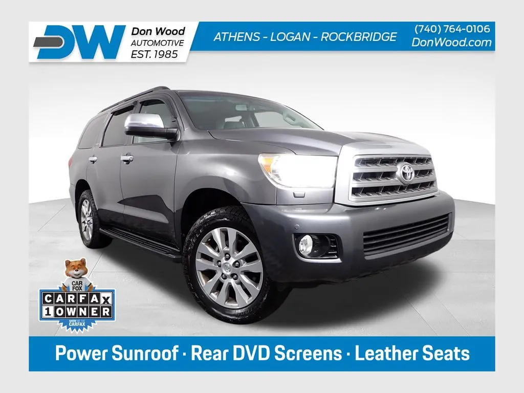 Gray 2017 Toyota Sequoia Limited for sale in Logan, OH