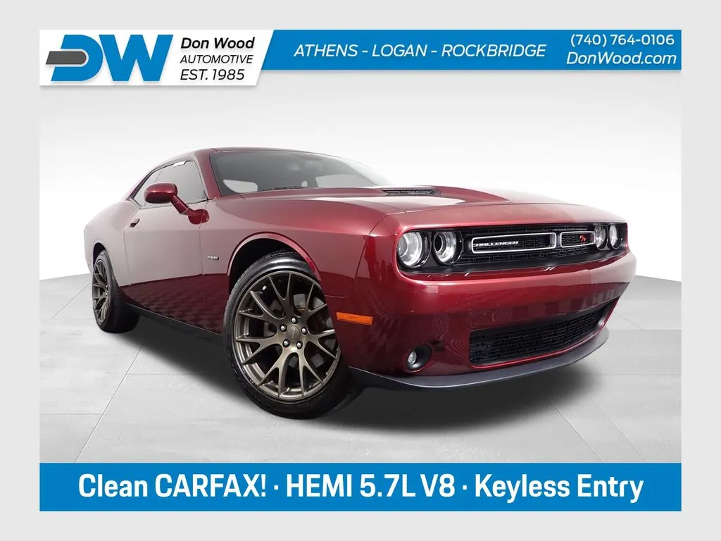 Red 2017 Dodge Challenger R/T for sale in Logan, OH