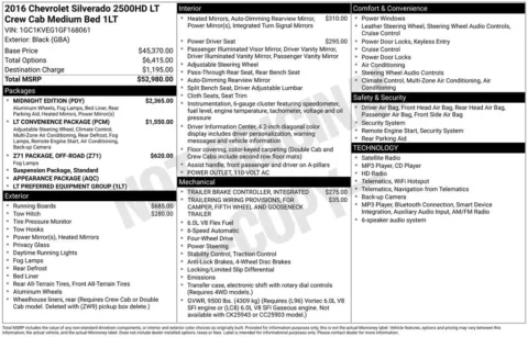 Photos of 2016 Chevrolet Silverado 2500 HD LT for sale in Logan, OH at Don Wood Chevrolet