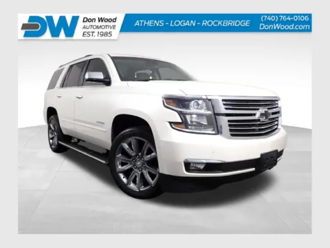 White 2015 Chevrolet Tahoe LTZ for sale in Logan, OH